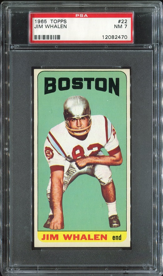 1965 Topps #22 - Jim Whalen - PSA 7