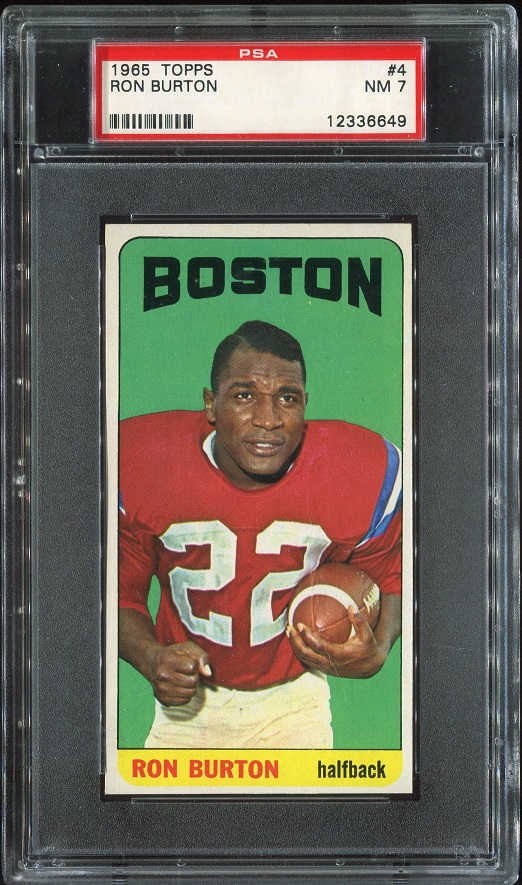 1965 Topps #4 - Ron Burton - PSA 7