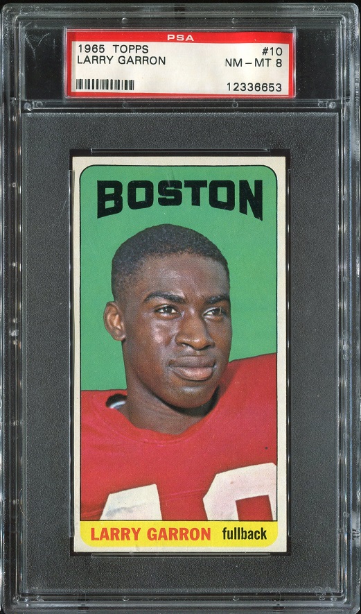 1965 Topps #10 - Larry Garron - PSA 8