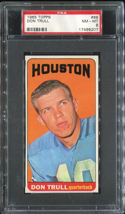 1965 Topps #88 - Don Trull - PSA 8