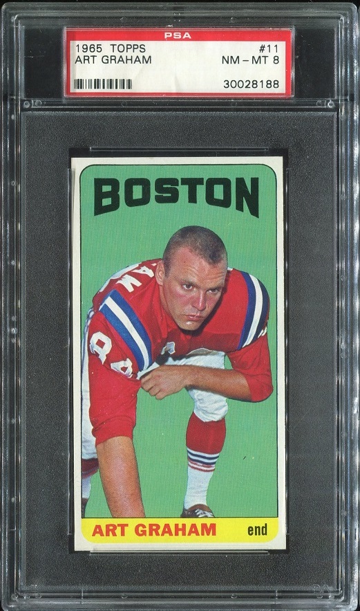 1965 Topps #11 - Art Graham - PSA 8