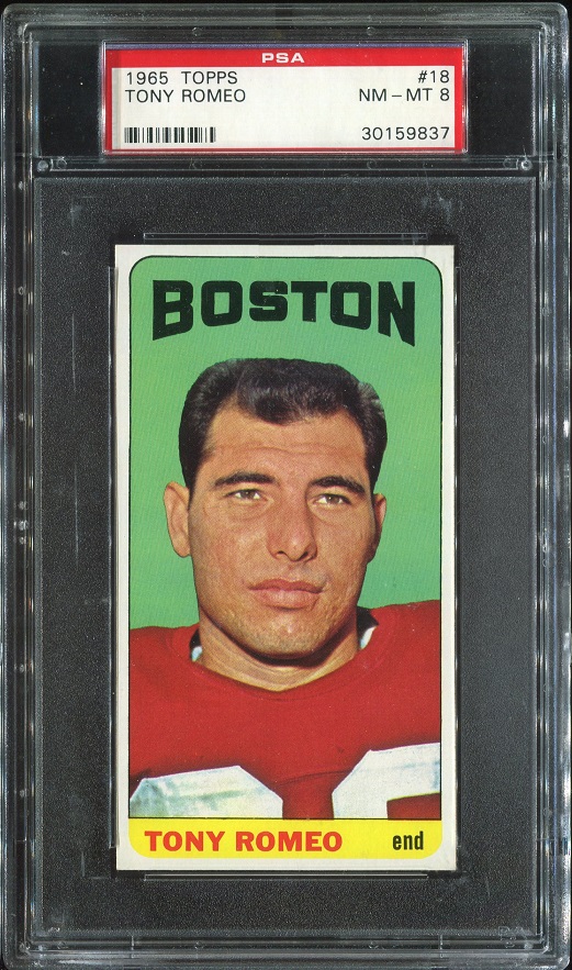 1965 Topps #18 - Tony Romeo - PSA 8