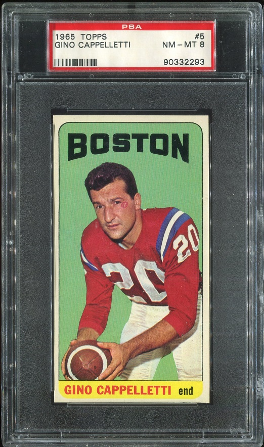 1965 Topps #5 - Gino Cappelletti - PSA 8