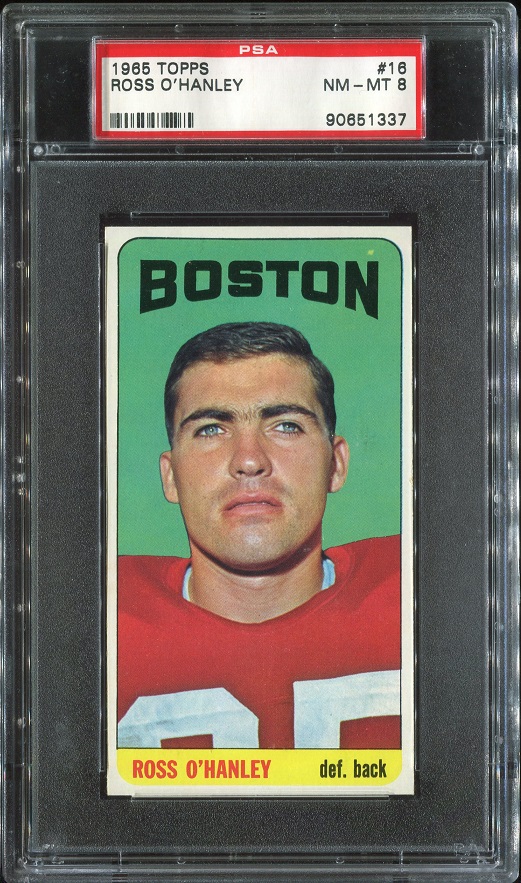 1965 Topps #16 - Ross O'Hanley - PSA 8