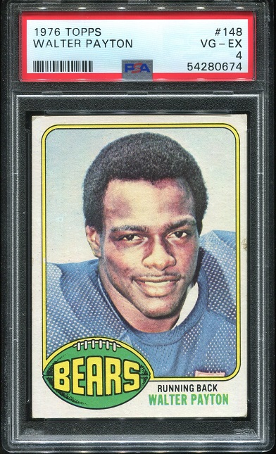 1976 Topps #148 - Walter Payton - PSA 4